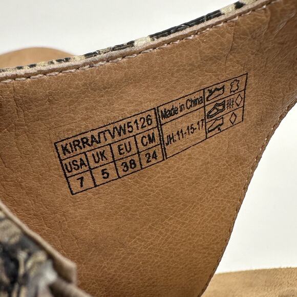 Vionic Kirra Sandal‎ Thong Snake Ankle Strap Arch Support Comfort Shoe Size 7 - Picture 9 of 9